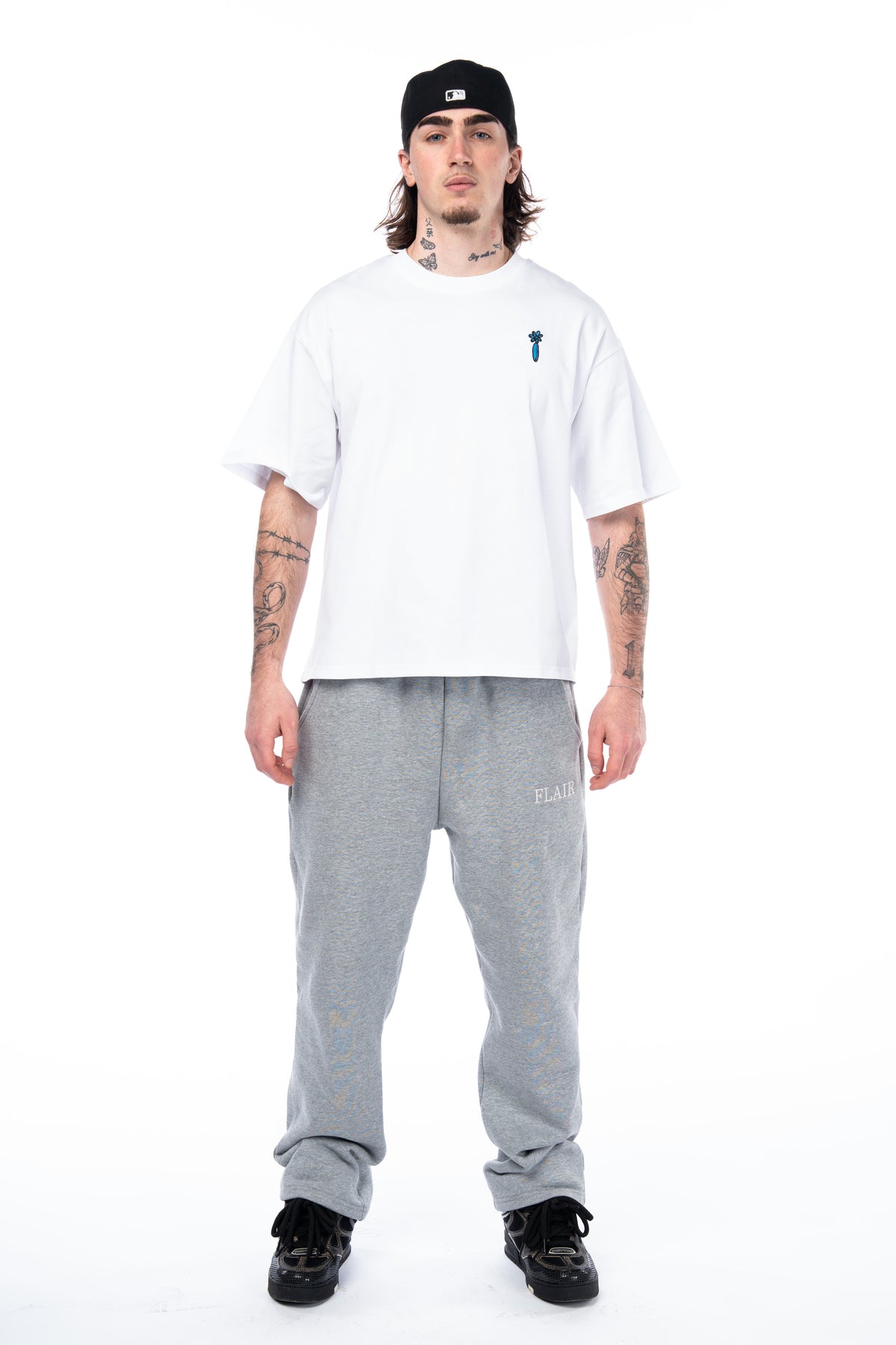 T-shirt bleu 240gsm