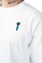 T-SHIRT BLEU 240GSM