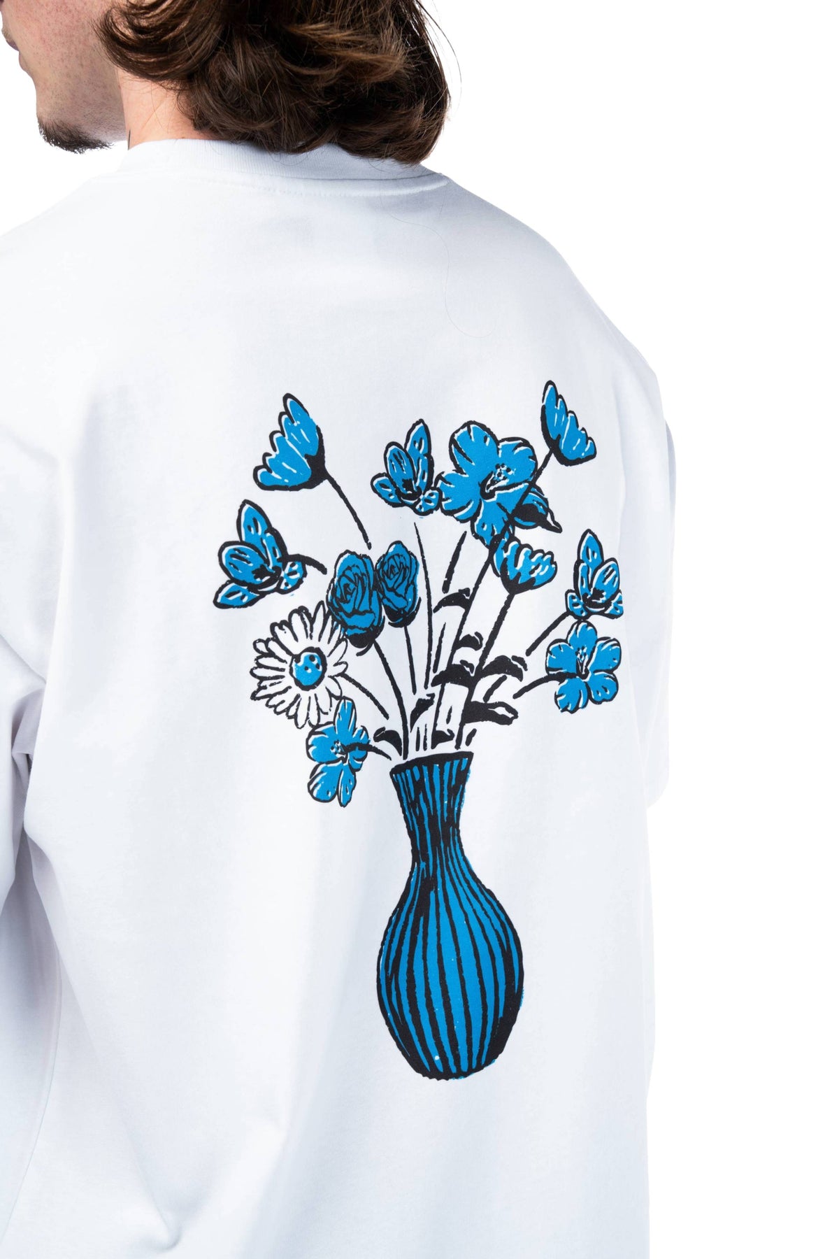 T-shirt bleu 240gsm